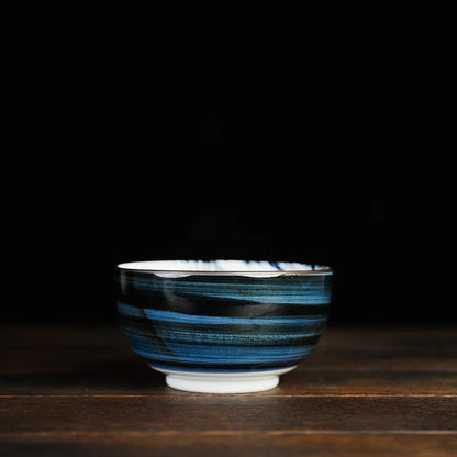 The Great Wave Mino Ware Porcelain Bowl - Small 4.9 in