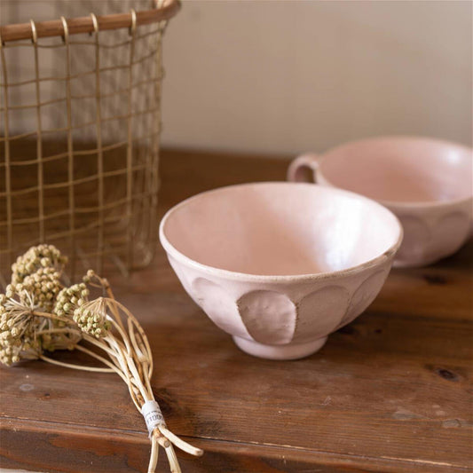 Kaneko Kohyo Rinka Handmade Soup Bowl - Pink