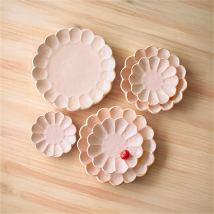 Kaneko Kohyo Rinka Handmade Plate Set - Pink