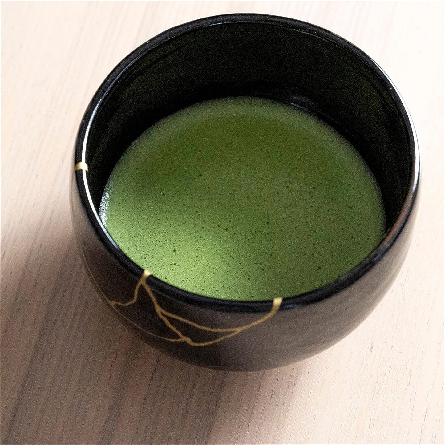 Kinetsugi Handmade Matcha Bowl Set with Whisk & Scoop
