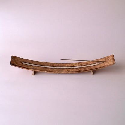 Wood Incense Holder