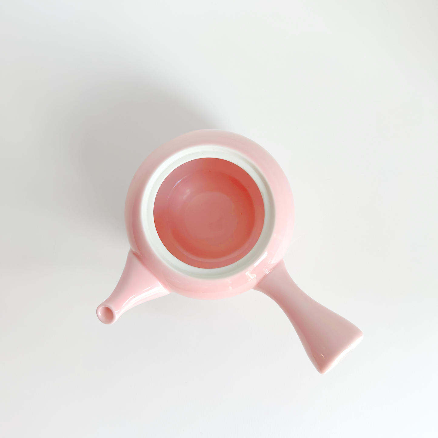 Cherry Blossom Handmade Teapot and Cup Set -  Pink
