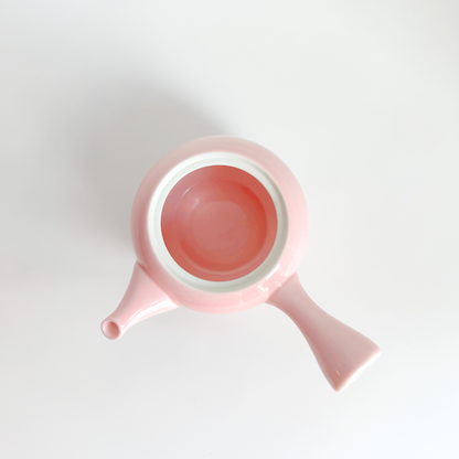 Cherry Blossom Handmade Teapot and Cup Set -  Pink