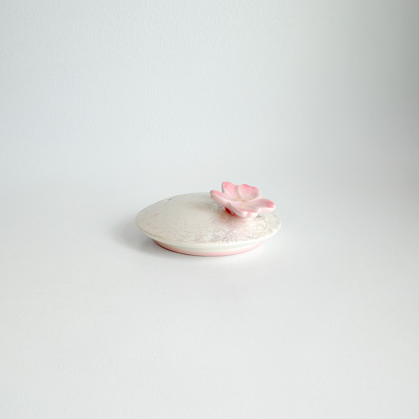 Cherry Blossom Handmade Teapot and Cup Set -  Pink
