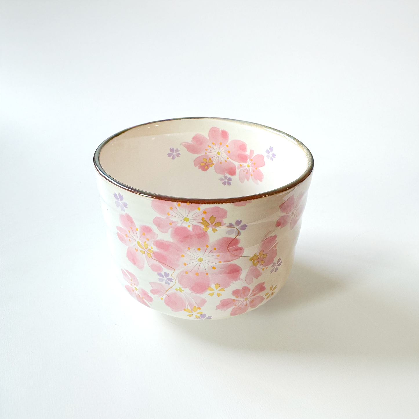 Handmade Matcha Bowl Set with Whisk & Scoop - Cherry Blossom