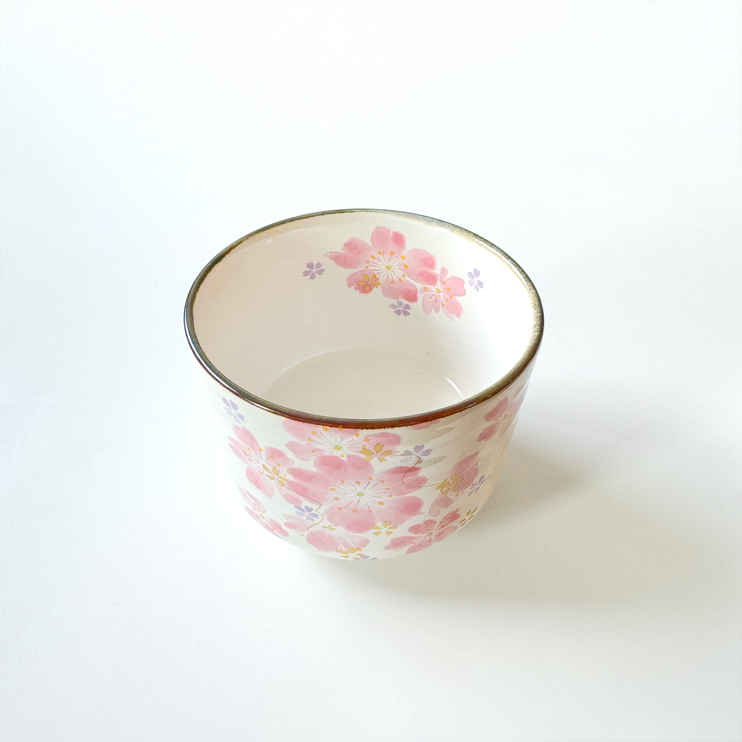 Handmade Matcha Bowl Set with Whisk & Scoop - Cherry Blossom
