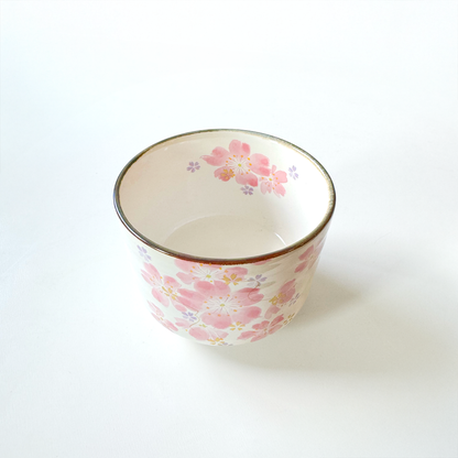Handmade Matcha Bowl Set with Whisk & Scoop - Cherry Blossom