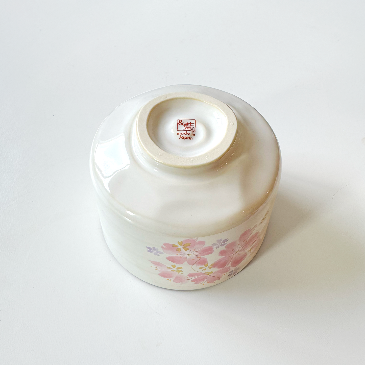 Handmade Matcha Bowl Set with Whisk & Scoop - Cherry Blossom