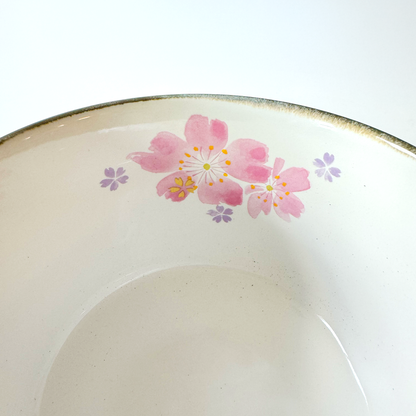Handmade Matcha Bowl Set with Whisk & Scoop - Cherry Blossom