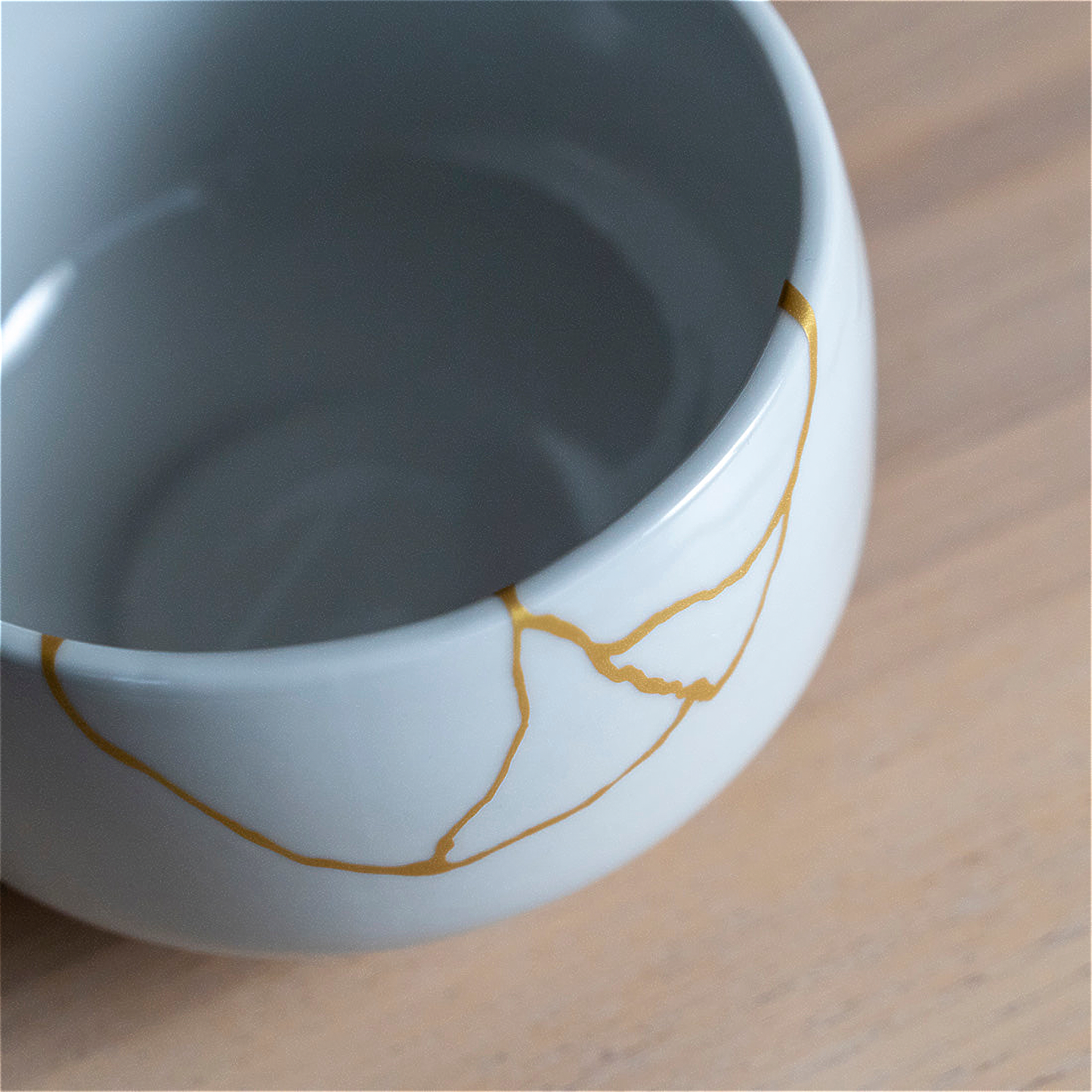 Kinetsugi Handmade Matcha Bowl Set with Whisk & Scoop