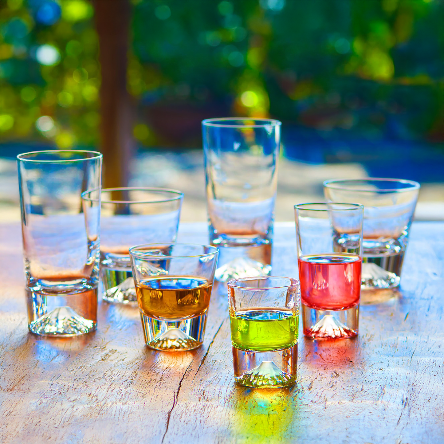 Mt. Fuji Whiskey Glass Series by Tajima Glass
