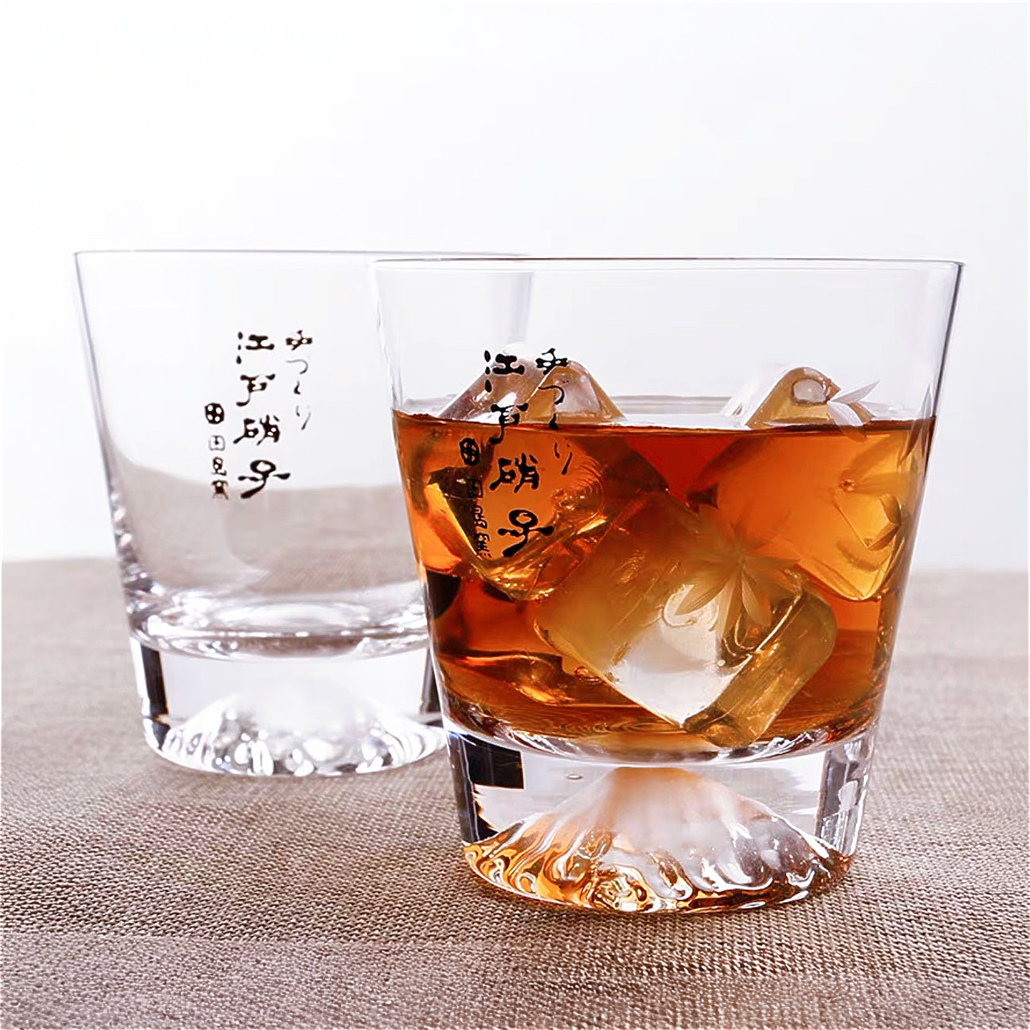 Mt. Fuji Whiskey Glass Series by Tajima Glass