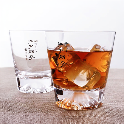 Mt. Fuji Whiskey Glass Series by Tajima Glass
