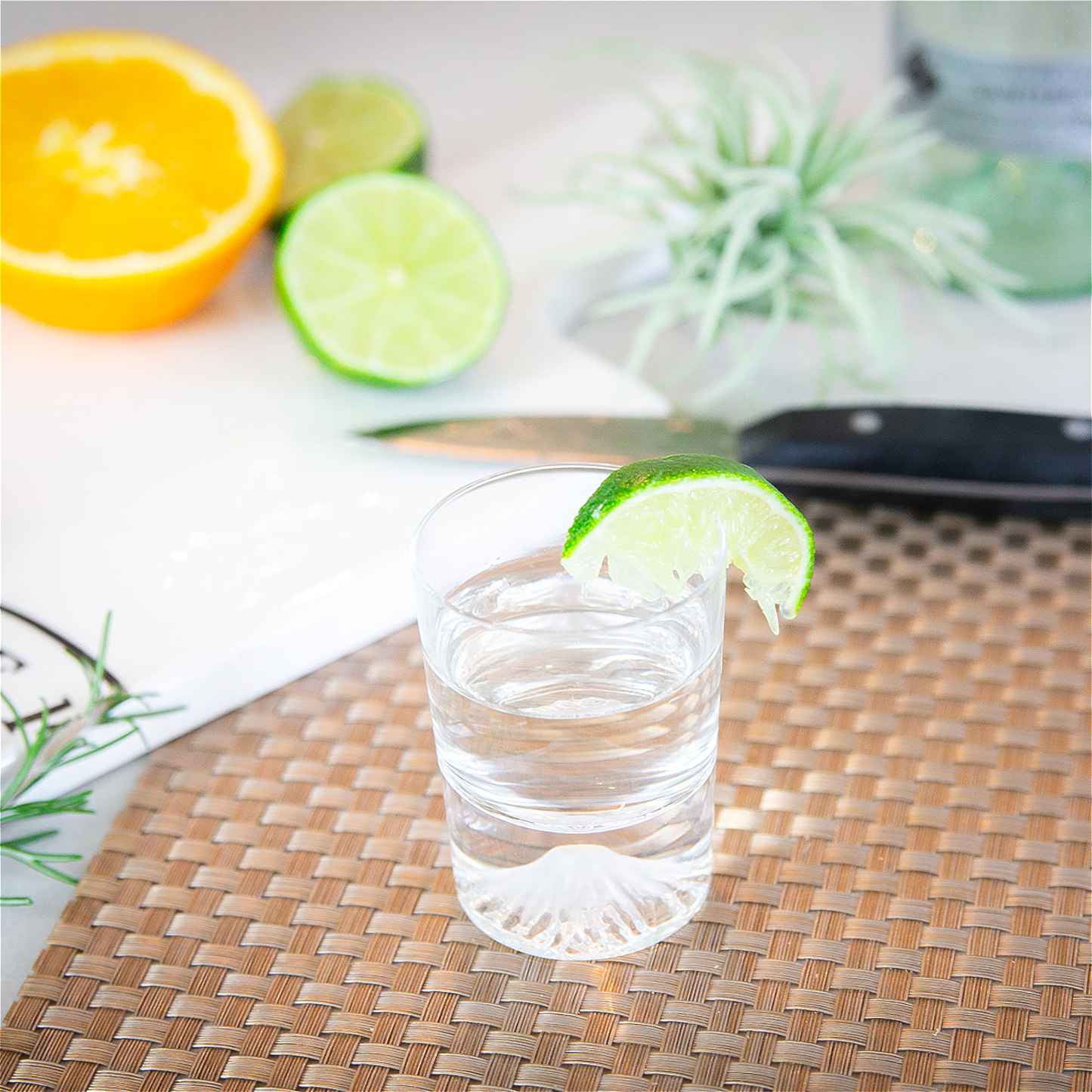 Mt. Fuji Double Shot Glass by Tajima Glass