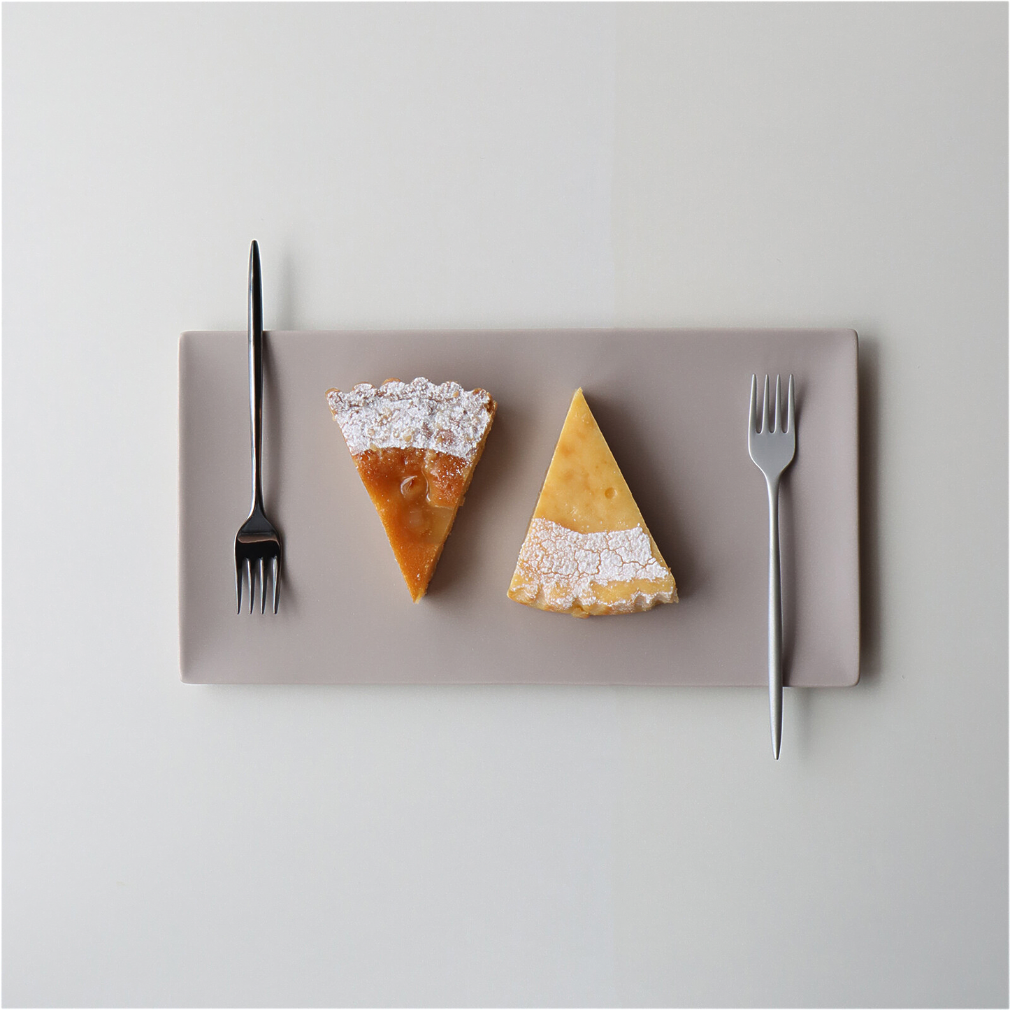 Matte Hasami Ware Handmade Rectangle Plate