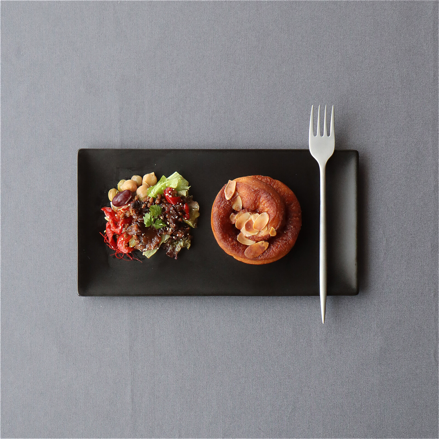 Matte Hasami Ware Handmade Rectangle Plate