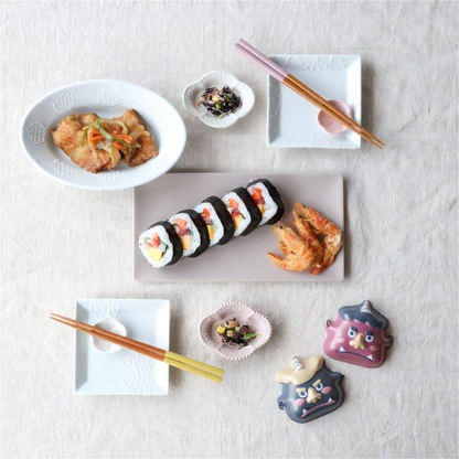 Matte Hasami Ware Handmade Rectangle Plate