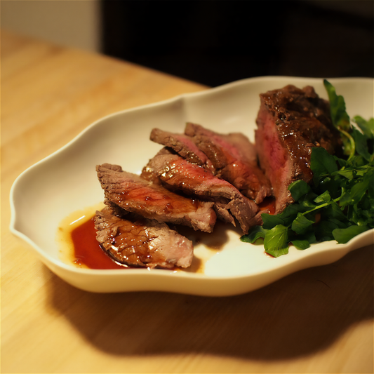 Tsudoi White Oval Shape Platter by Rina Ono