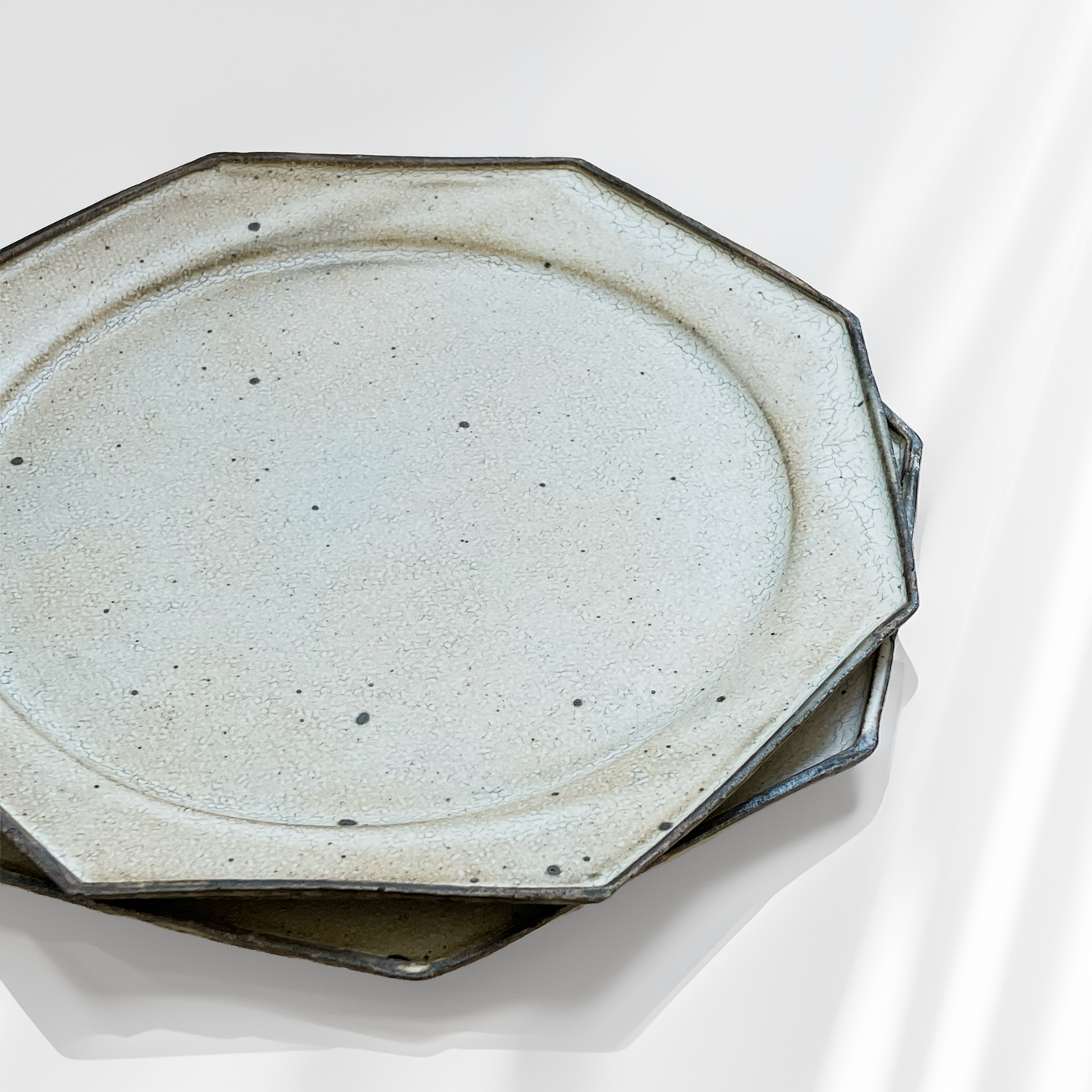 Kohiki Handmade Octagonal Plate by Takashi Sogo - [Limited Qty]