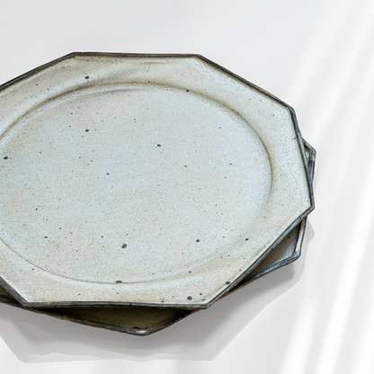 Kohiki Handmade Octagonal Plate by Takashi Sogo - [Limited Qty]