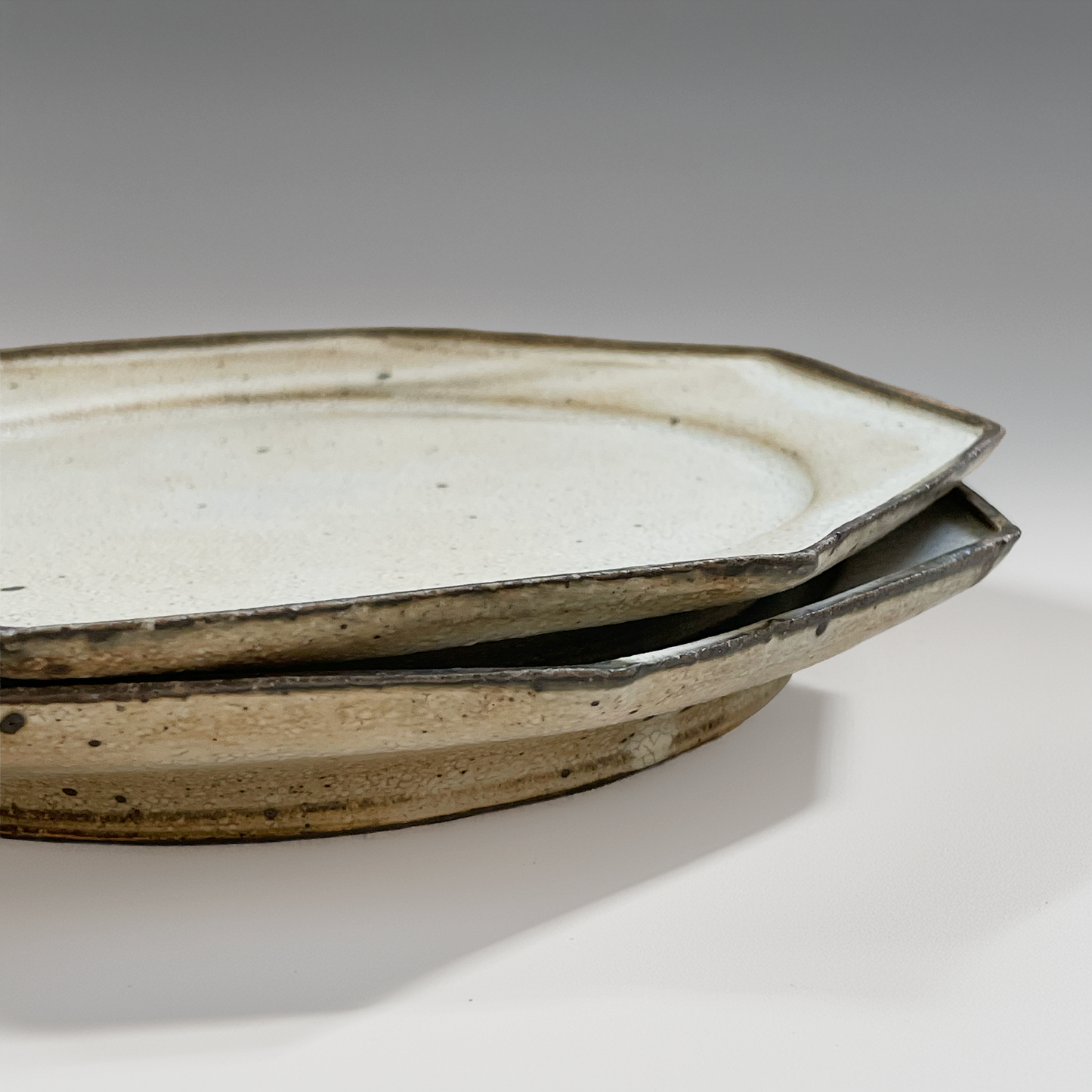 Kohiki Handmade Octagonal Plate by Takashi Sogo - [Limited Qty]