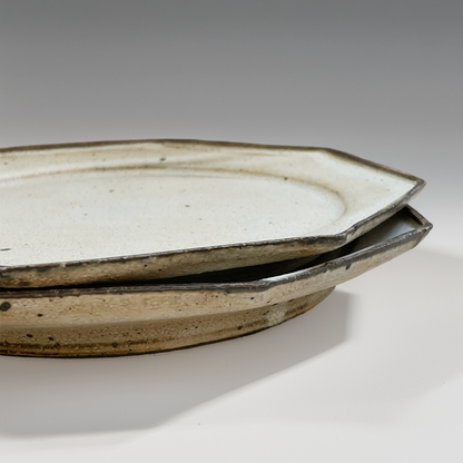 Kohiki Handmade Octagonal Plate by Takashi Sogo - [Limited Qty]