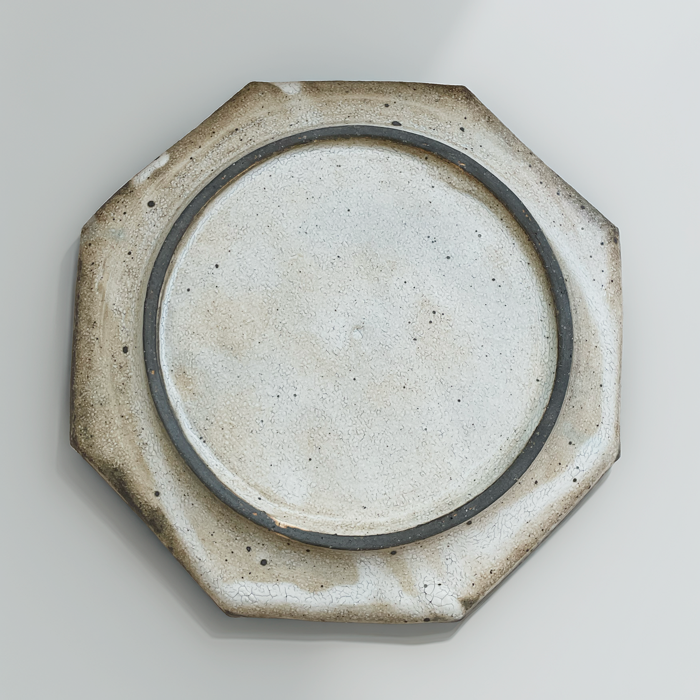 Kohiki Handmade Octagonal Plate by Takashi Sogo - [Limited Qty]