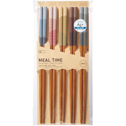 ISHIDA 5-Pair Chopsticks Set
