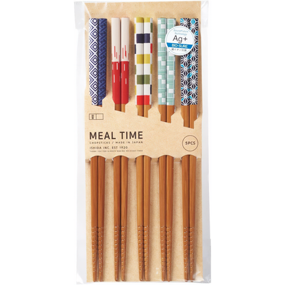 ISHIDA 5-Pair Chopsticks Set