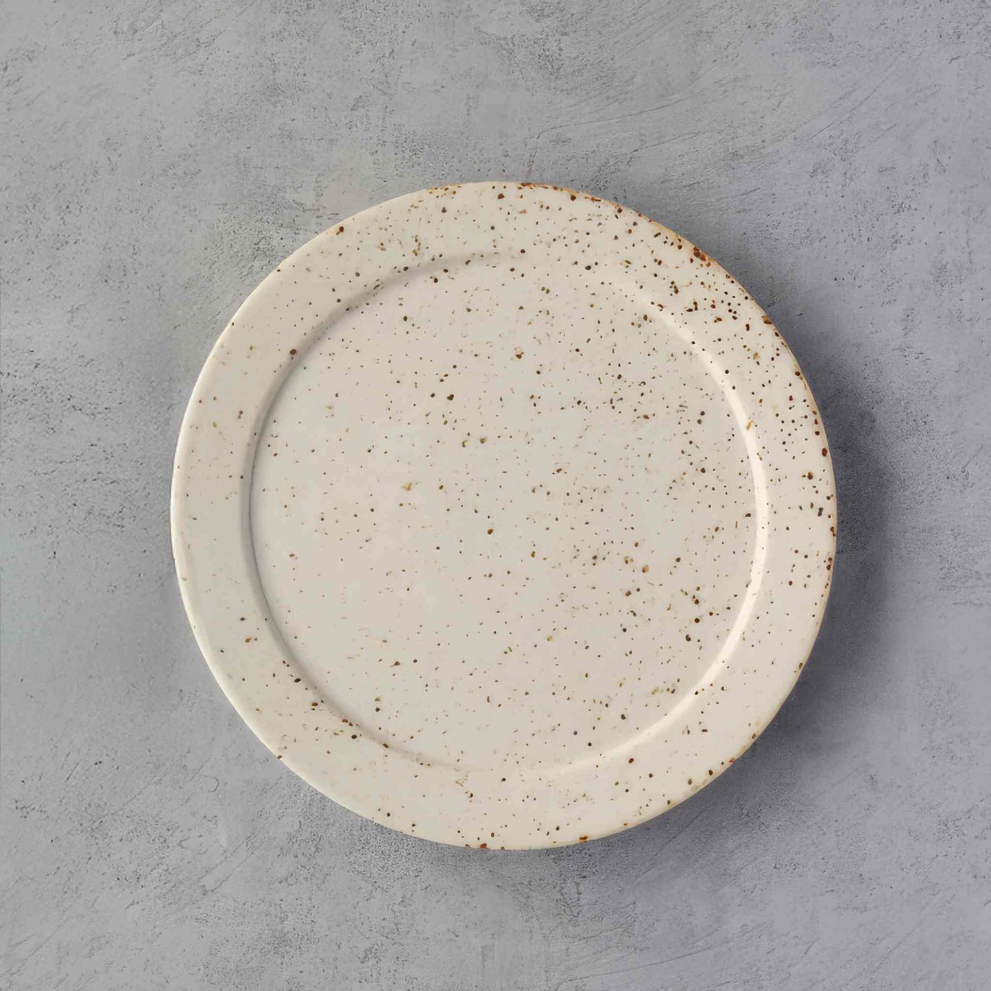 B&W Sabi Handmade Mug with Saucer - Black/White