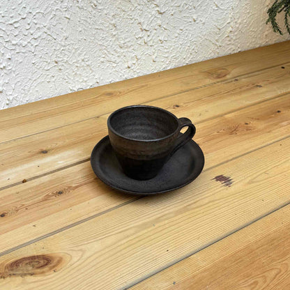 Kyuuko Handmade Cup with Saucer - [Limited Qty]