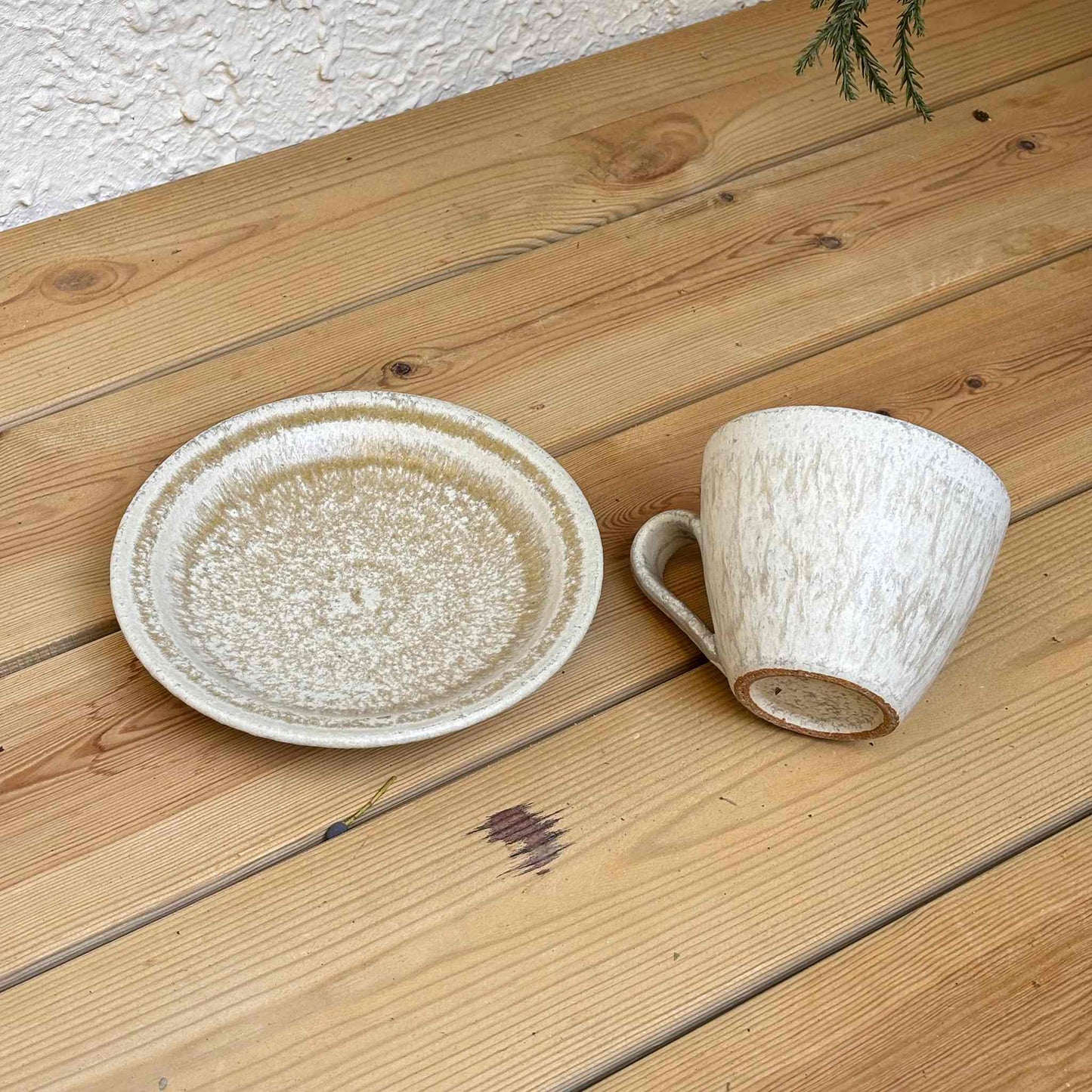 Kyuuko Handmade Cup with Saucer - [Limited Qty]