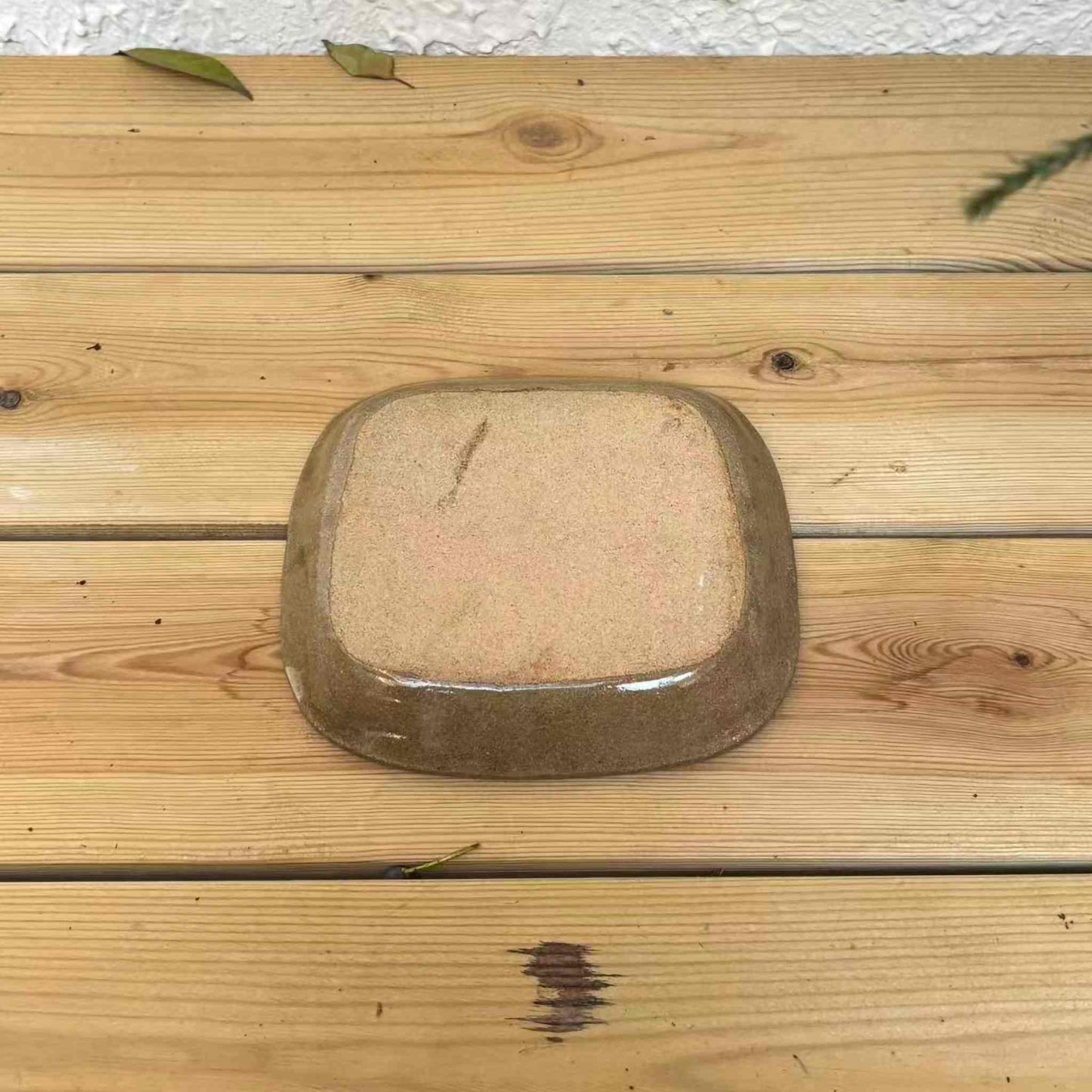 Slipware Handmade Square Plate by Momoko Shiohata - S/L [Limited Qty]