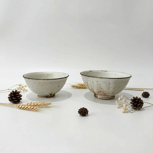 Kohiki Handmade V-Shape Bowl by Takashi Sogo - S/M [Limited Qty]