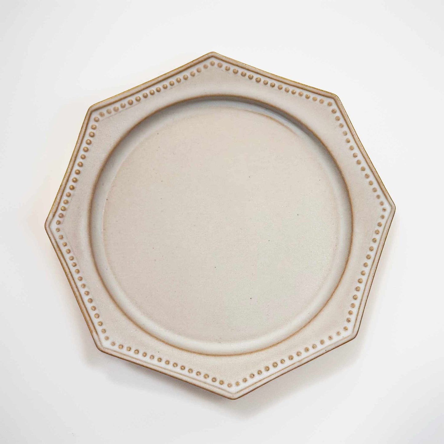 Kurashima Handmade Octagonal Plate - M/L