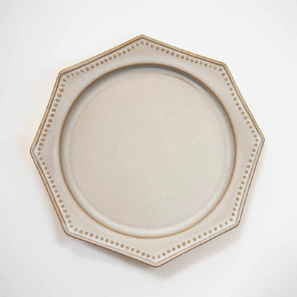 Kurashima Handmade Octagonal Plate - M/L