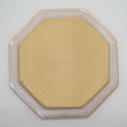 Kurashima Handmade Octagonal Plate - M/L