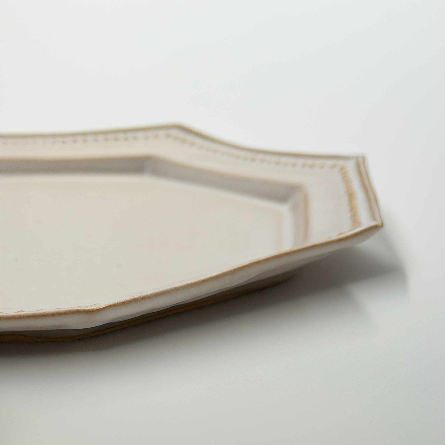 Kurashima Handmade Octagonal Plate - M/L