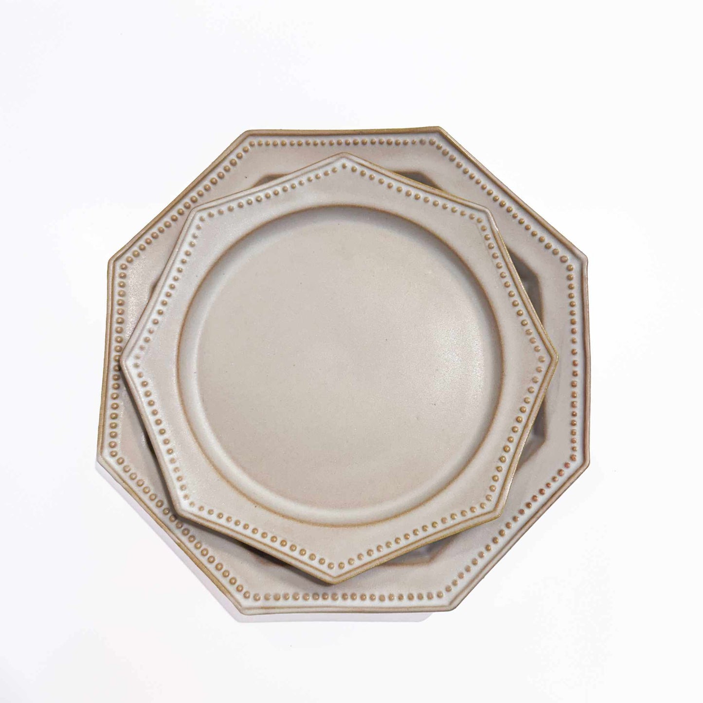Kurashima Handmade Octagonal Plate - M/L