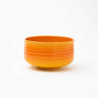 Handmade Hasami Ware Matcha Bowl Set with Whisk - Blue Blower