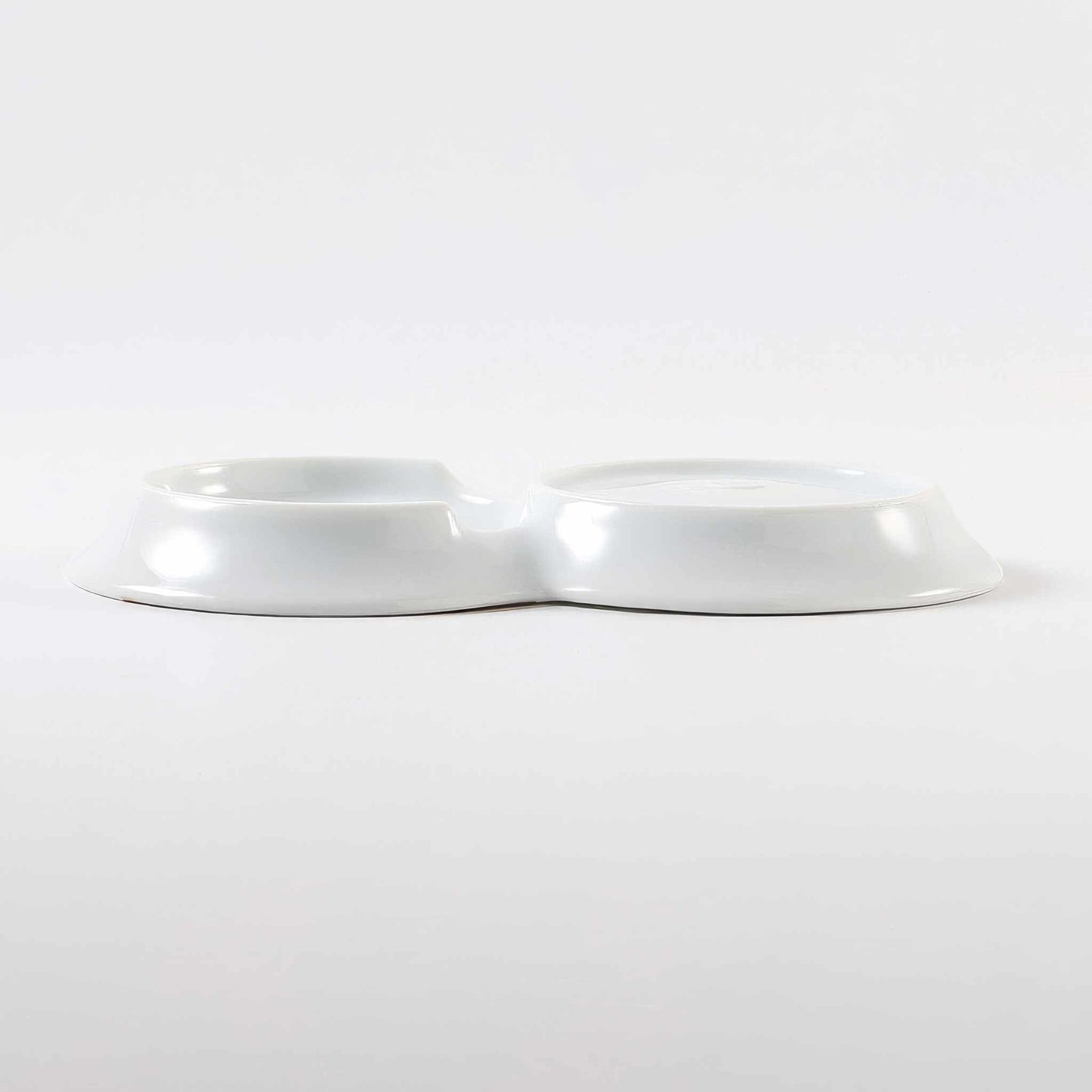 Hasami Ware Cloud Sauce Dish - Silver/Gold