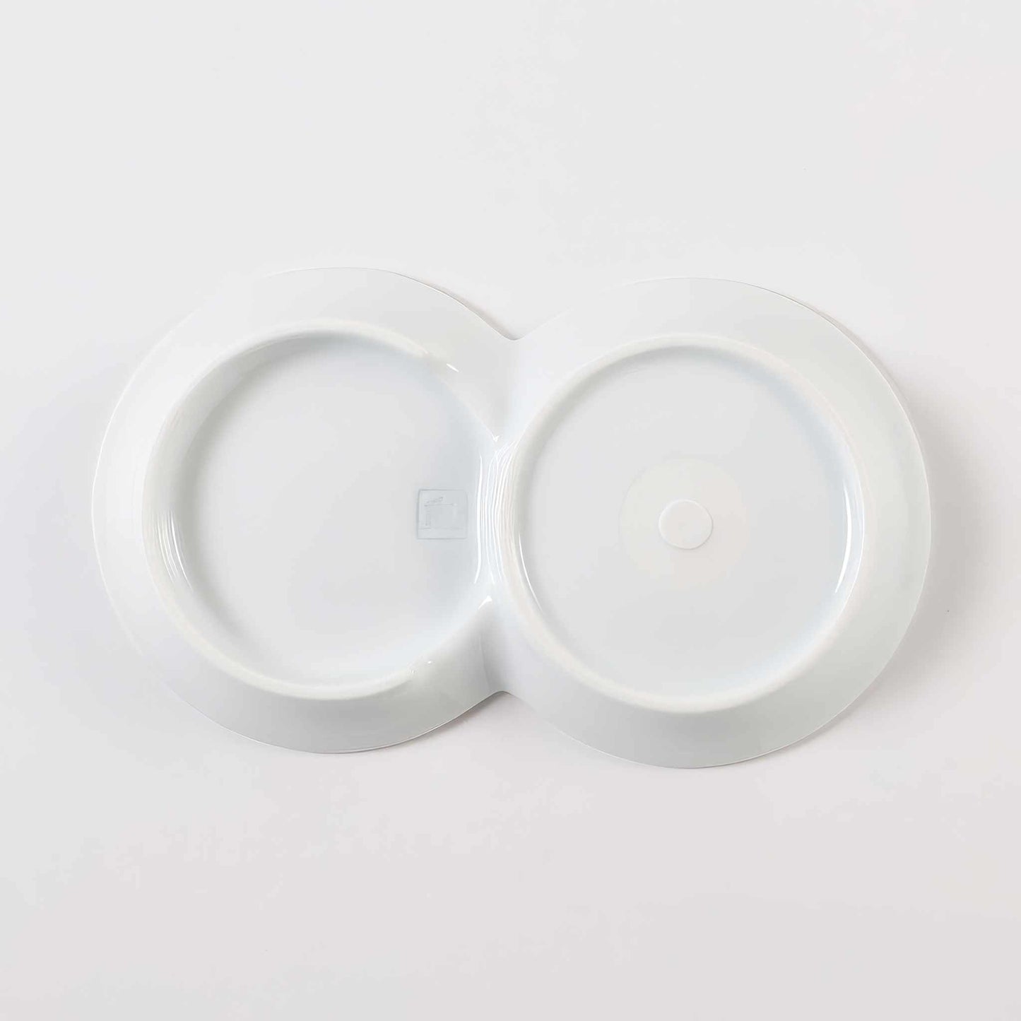 Hasami Ware Cloud Sauce Dish - Silver/Gold