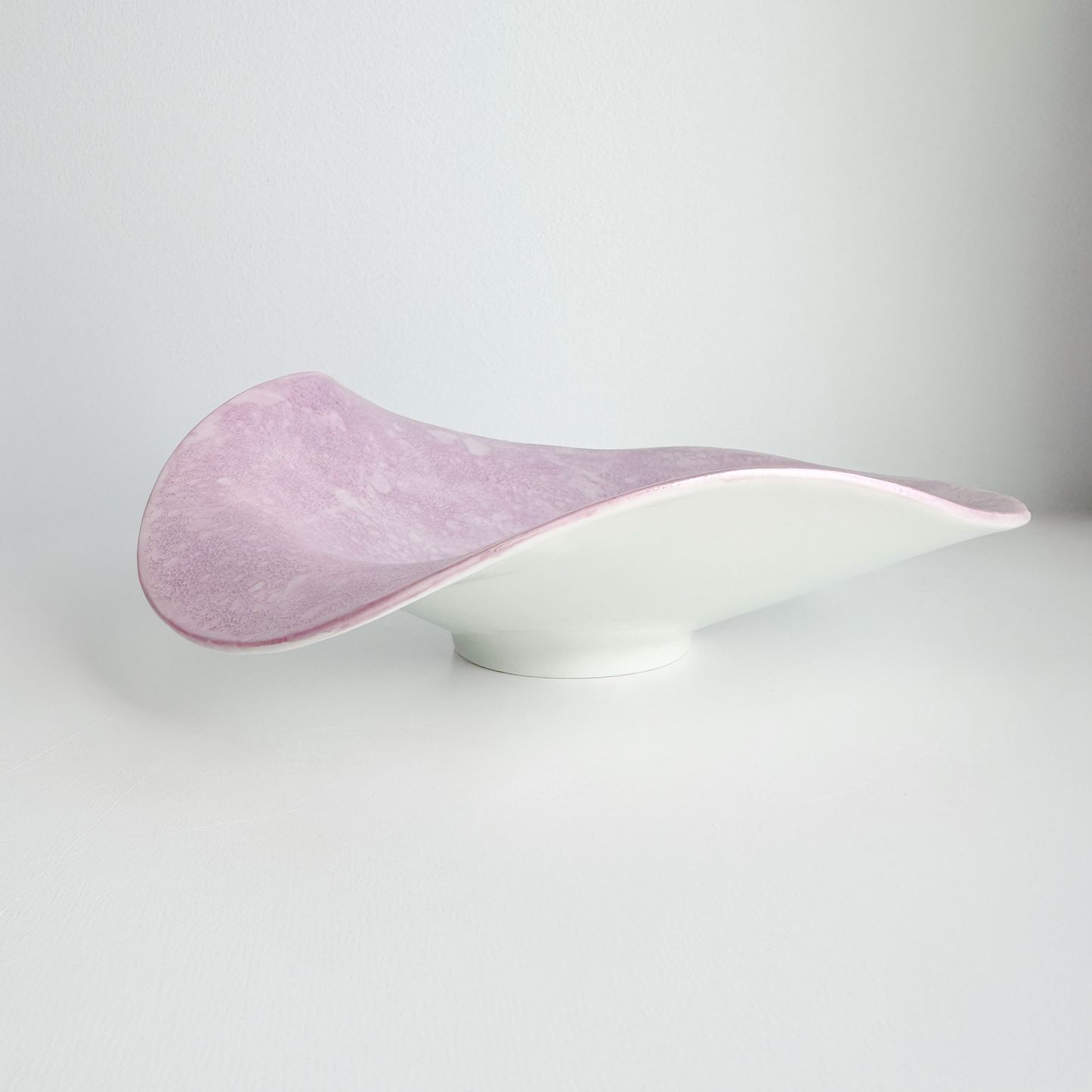 Ocean Bubble Handmade Curvy Bowl - Purple