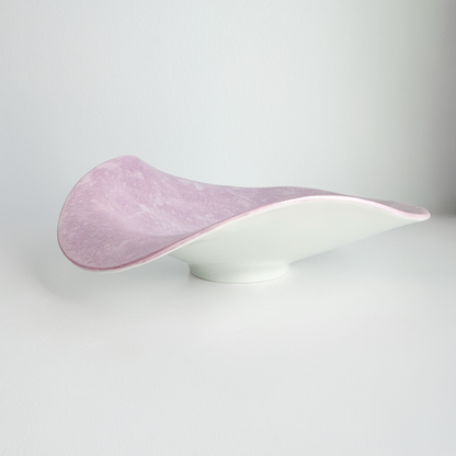 Ocean Bubble Handmade Curvy Bowl - Purple