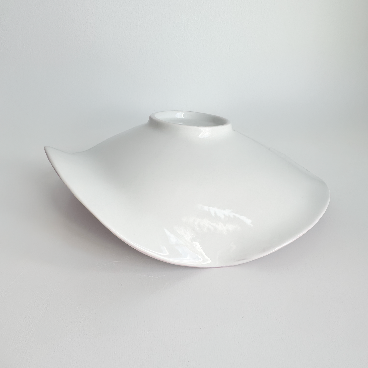 Ocean Bubble Handmade Curvy Bowl - Purple