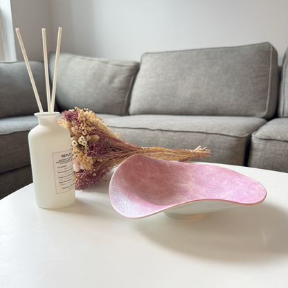 Ocean Bubble Handmade Curvy Bowl - Purple