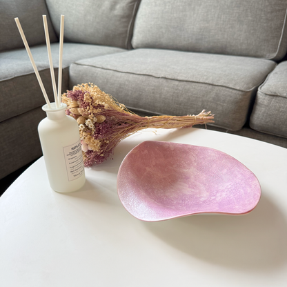 Ocean Bubble Handmade Curvy Bowl - Purple