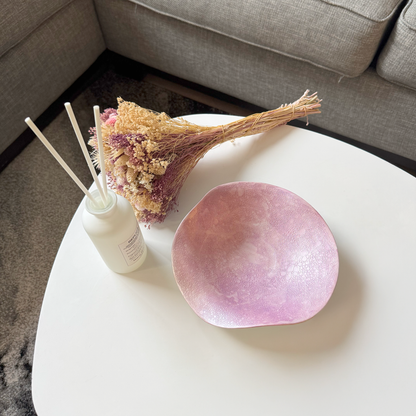 Ocean Bubble Handmade Curvy Bowl - Purple