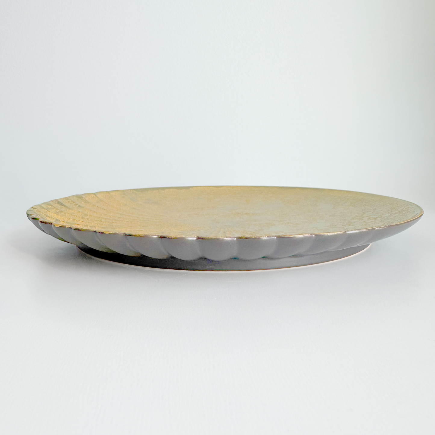 Ocean Bubble Handmade Plate Set - Gold