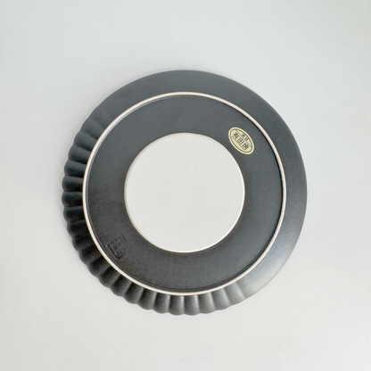 Ocean Bubble Handmade Plate Set - Black